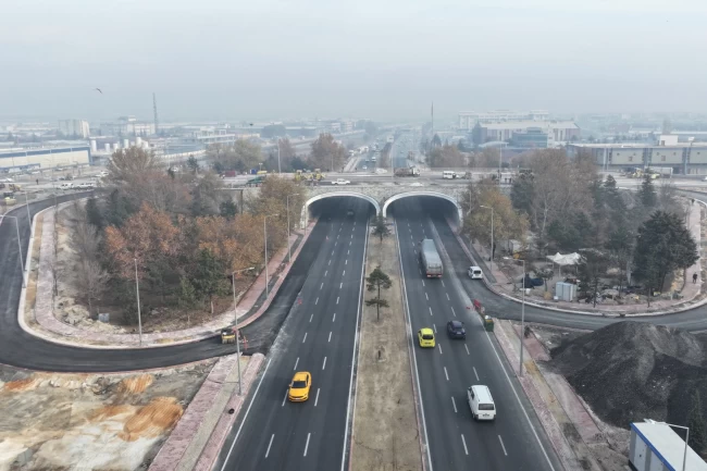 Konya'da Marangozlar Köprülü Kavşağı'nda son aşamaya gelindi