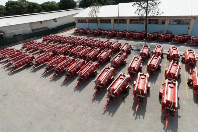 İzmir Büyükşehir'in kırsaldaki tankerleri ormanları kurtarıyor