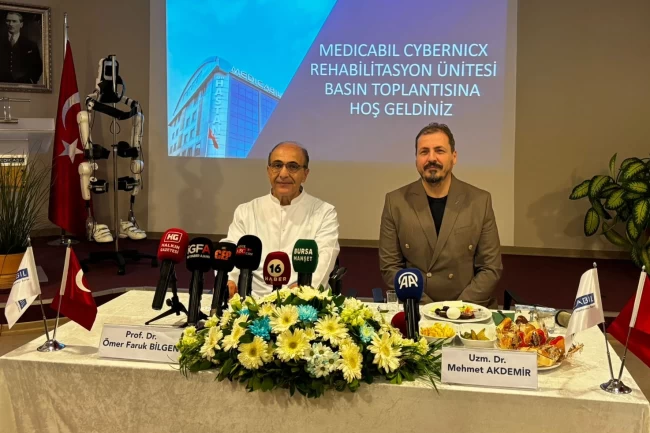 Bursa'da Cyber-Nöro Robotik Yürüme Ünitesi hizmete girdi... Tedavide yeni dönem