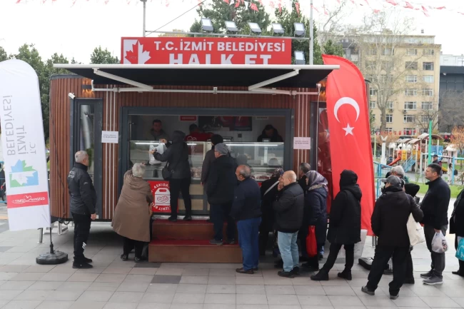 İzmit'te Halk Et yoğun ilgi gördü