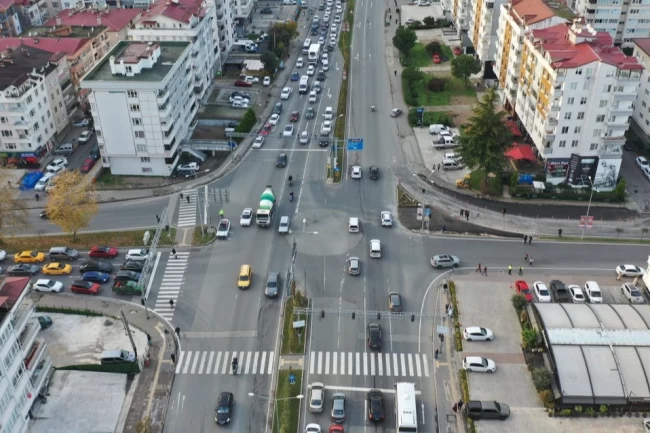 Ordu Büyükşehir'den Sivas Kavşağı'na yeni düzenleme