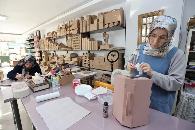 Kocaeli'nde kursiyerlikten patronluğa