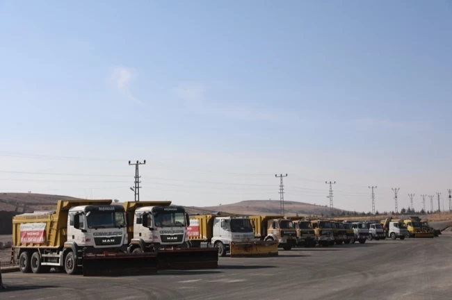 Kayseri Kocasinan kar yağışına hazır