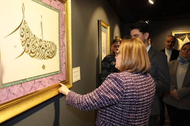 Gaziantep'te "Kalemden Kalbe" Hüsn-i Hat sergisi