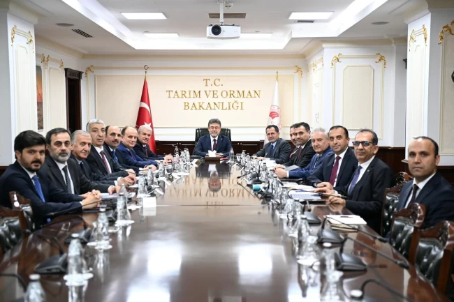 Konya Protokolü Ankara'da Bakan Yumaklı ile görüştü