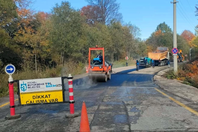 Kartepe zirve yolunda işlemler tamam