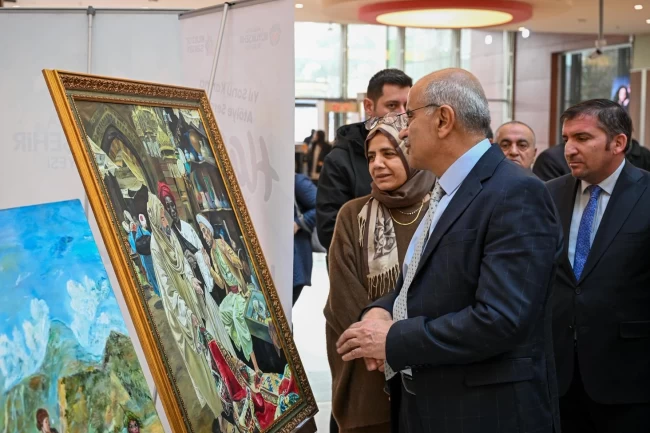 Malatya'da 'Hasat' sergisi sanatseverlerle buluştu