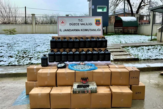 Düzce'de yılbaşı öncesi dev alkol operasyonu!