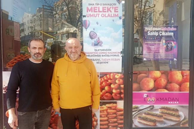 Edirne Keşan'da lokma umut oldu... MHP'li başkan ve iş ortağı gelirini SMA'lı Melek'e bağışladı