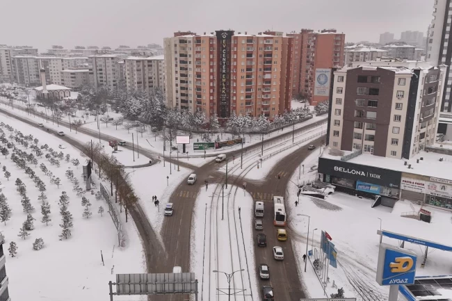 Gaziantep'te karla mücadele seferberliği
