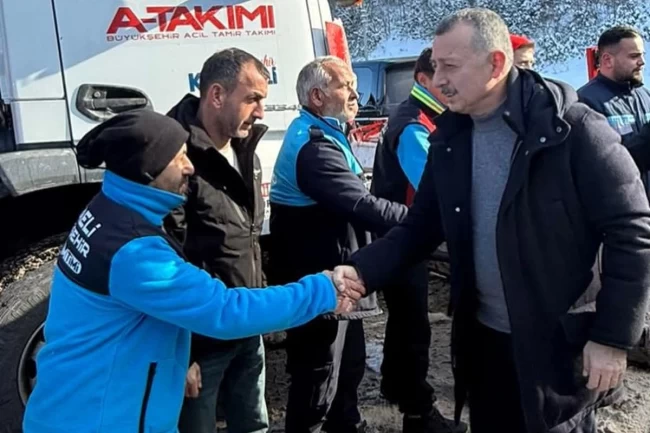 Kocaeli Kartepe'de yeni yıl mesaisi