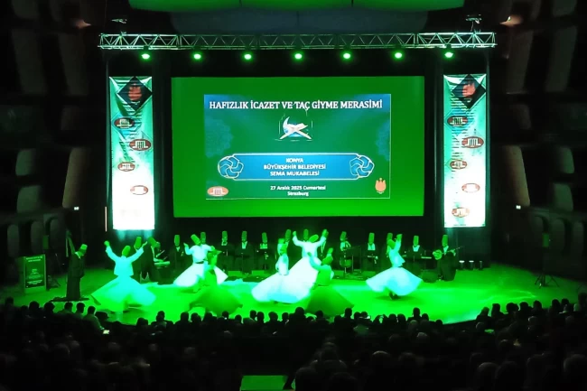 Konya Büyükşehir Fransa'da Sema mukabelesi düzenledi