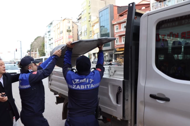 İzmit'te kamu alanı işgallerine sıkı denetim