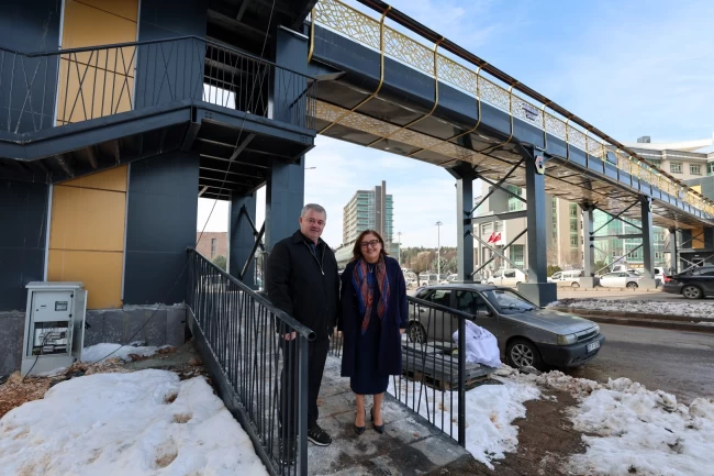 Gaziantep'te Abdülhadi Çelik Üst Geçidi hizmete girdi