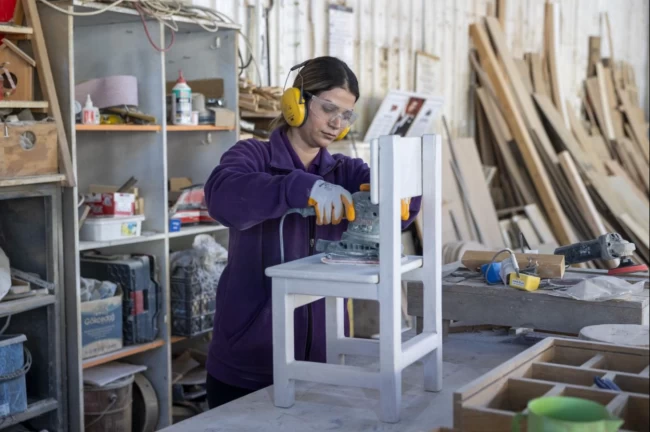 Çöpler sandalye oluyor