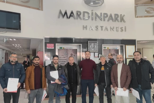 Mardin Park Hastanesi'nden gazetecilere geleneksel check-up