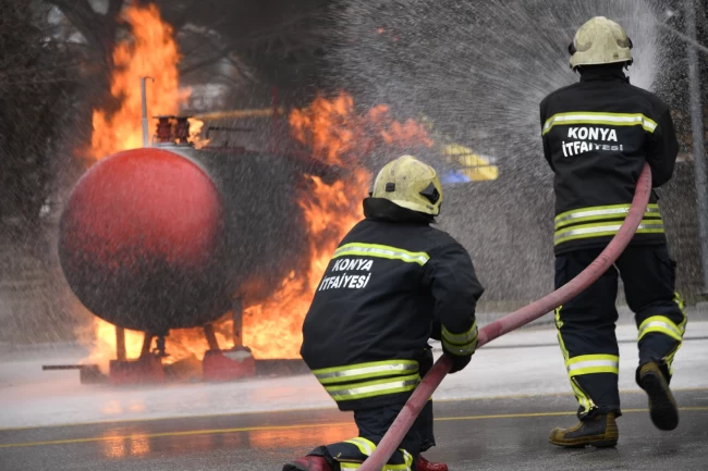Konya İtfaiyesi 15 bini aşkın olaya müdahale etti