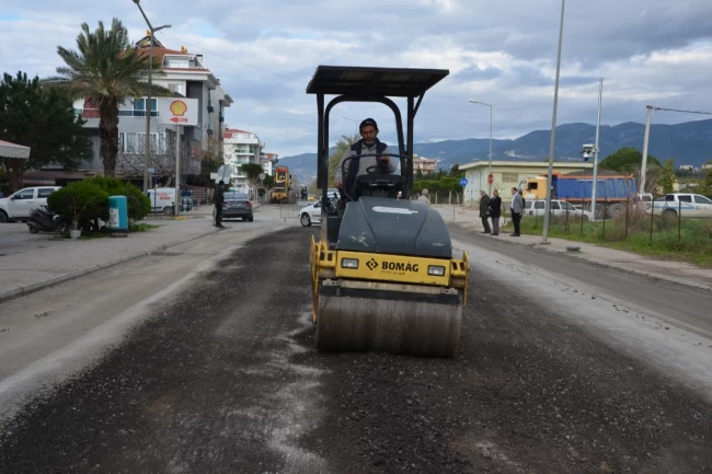 Antalya Büyükşehir'den Kestel yoluna bakım onarım