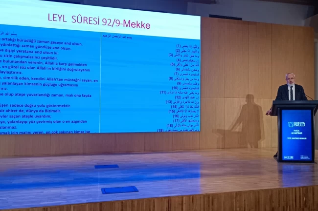 Konya Okulu'nda ilim konuşuldu