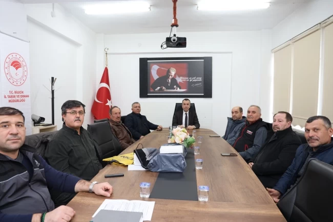 Bilecik'te tarımın geleceği için değerlendirme toplantısı