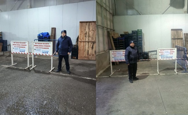 Kdz.Ereğli pazaryerinde 3 tezgah kapatıldı