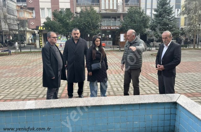 Başkan Öztürk, Terminal alanı ve Cumhuriyet Meydanında incelemelerde bulundu