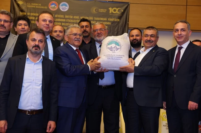 Kayseri Büyükşehir'den üreticiye 12 milyonluk destek
