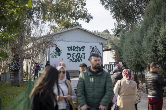 Mersin'de Tarsus Doğa Parkı yarıyıl tatilinde binlerce ziyaretçiyi ağırladı