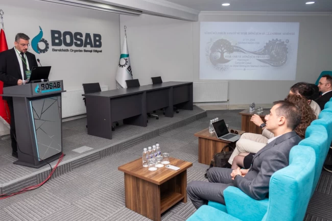 Bursa'da BOSAB sanayicisine 'yeşil dönüşüm' rehberi