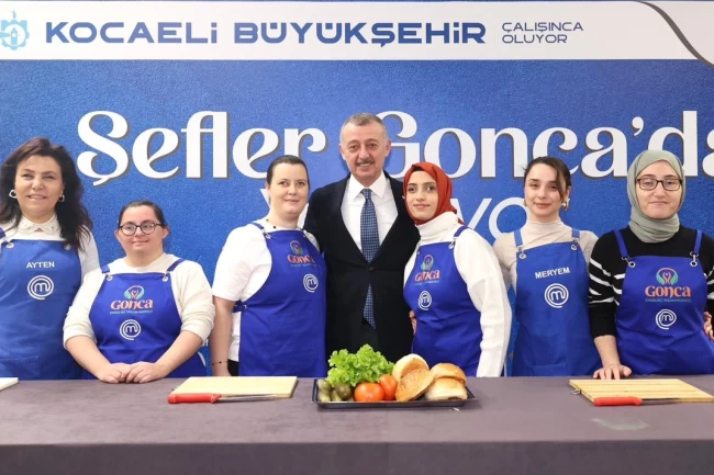 Kocaeli'de engelsiz merkezde yemek yarışması