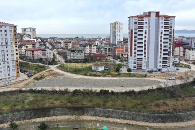 Fatsa Evkaf'ta taş duvar tamamlandı