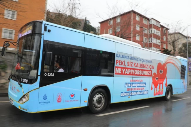 İETT'den kalp sağlığı farkındalık çalışması