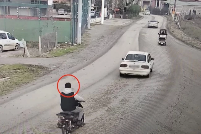 Bursa Jandarma'dan kask takmayan sürücülere ceza