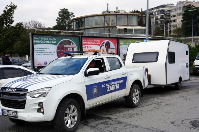İstanbul Maltepe'de karavan işgallerine geçit yok