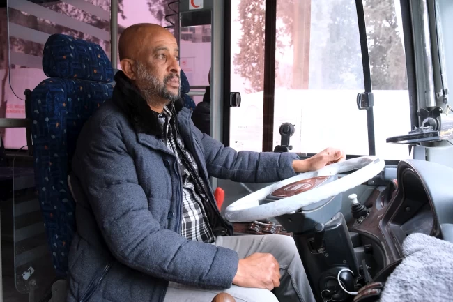 Bakan Kurum, Hataylı otobüs şoförünün yeni seferini paylaştı