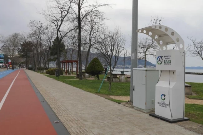 Ordu'da engelli şarj istasyonları yenilendi