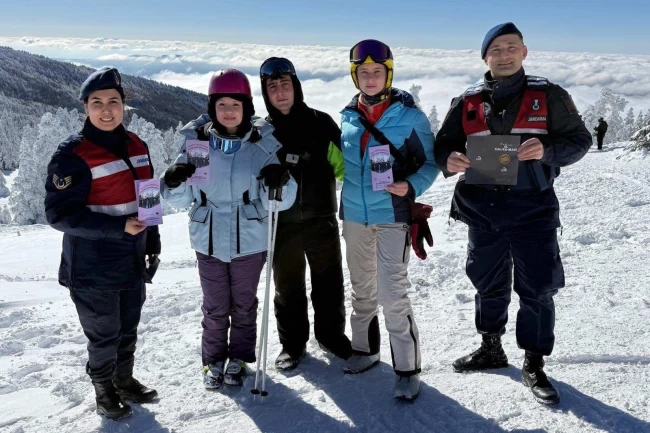 Uludağ'da Jandarma'dan KADES farkındalığı