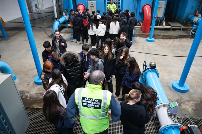 SASKİ o süreçleri lise öğrencileri ile paylaştı