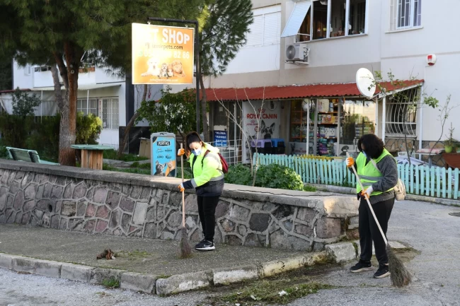 İzmir Çiğli'de temizlik seferberliği