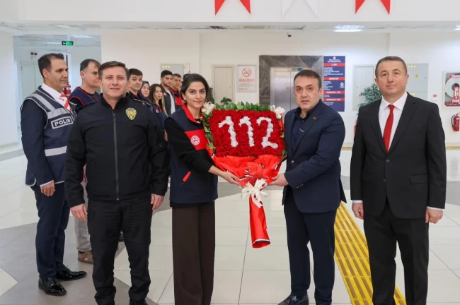 Bilecik'te Vali Sözer'den 112 personeline ziyaret