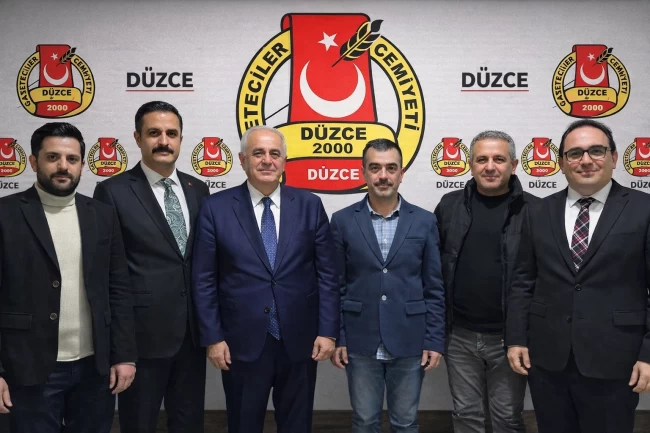Kamu Başdenetçisi Akarca, Düzce Gazeteciler Cemiyeti'ni ziyaret etti