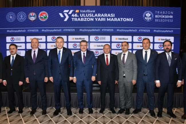 Trabzon'da 46. Uluslararası Yarı Maraton tanıtıldı