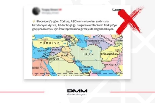 DMM'den "İran" iddialarına yalanlama