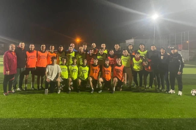 Yenimuhacirspor'da Bayraktar dönemi ile ilk antrenman