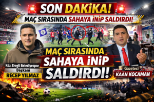 Kdz.Ereğli Belediyespor 52 Orduspor maçı sırasında gerginlik