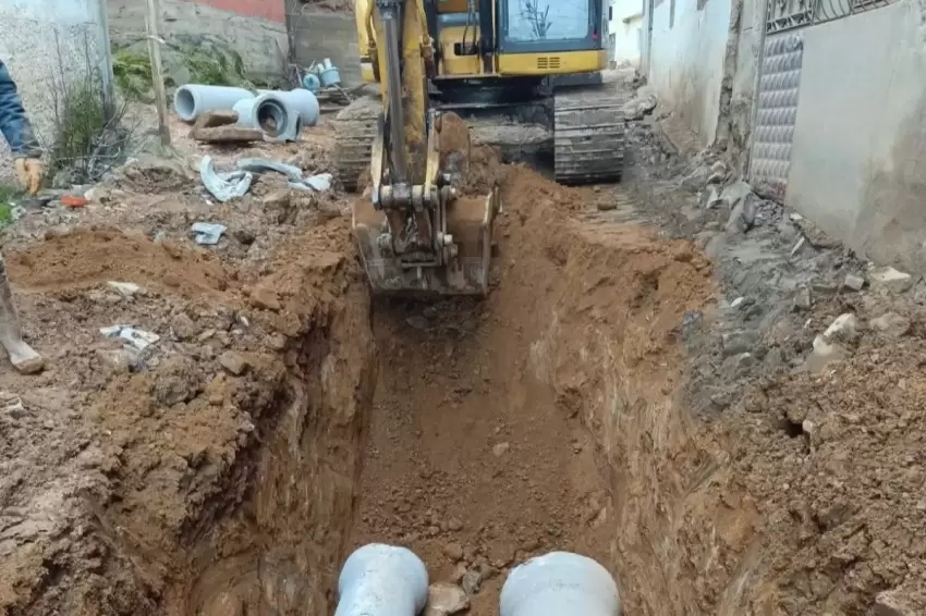 Bursa İznik Müşküle'de altyapı seferberliği... 4 bin 800 metre hat yenileniyor