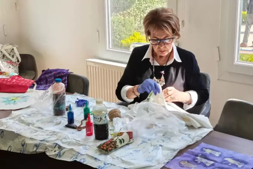 Batik sanatı Maltepede canlanıyor