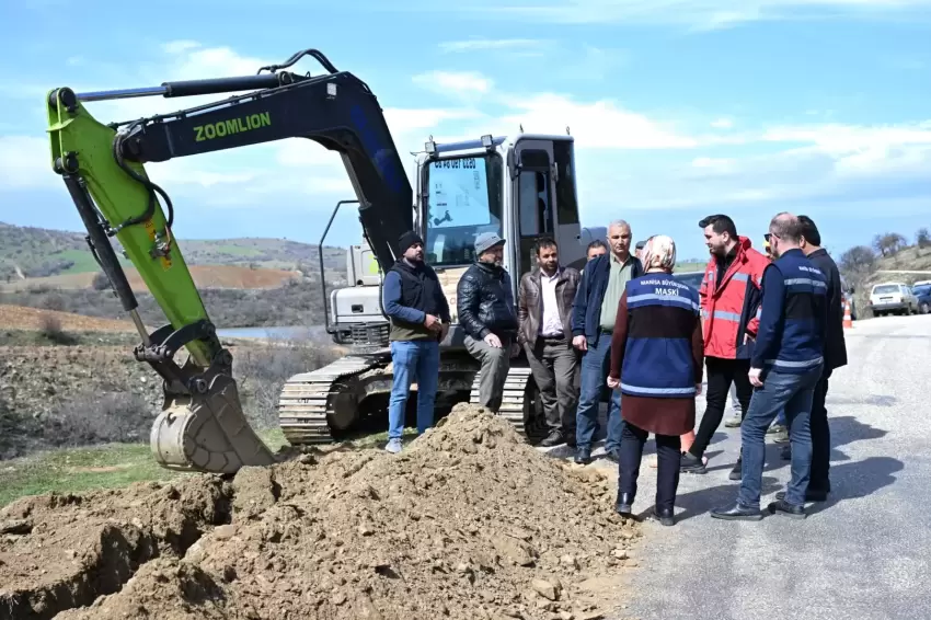 Manisa Kula'da 10 yıllık taşıma su çilesi son buluyor