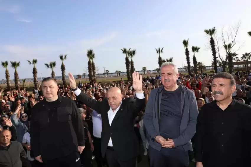 HAK-İŞ Mardin'den Antalya'ya çıkarma