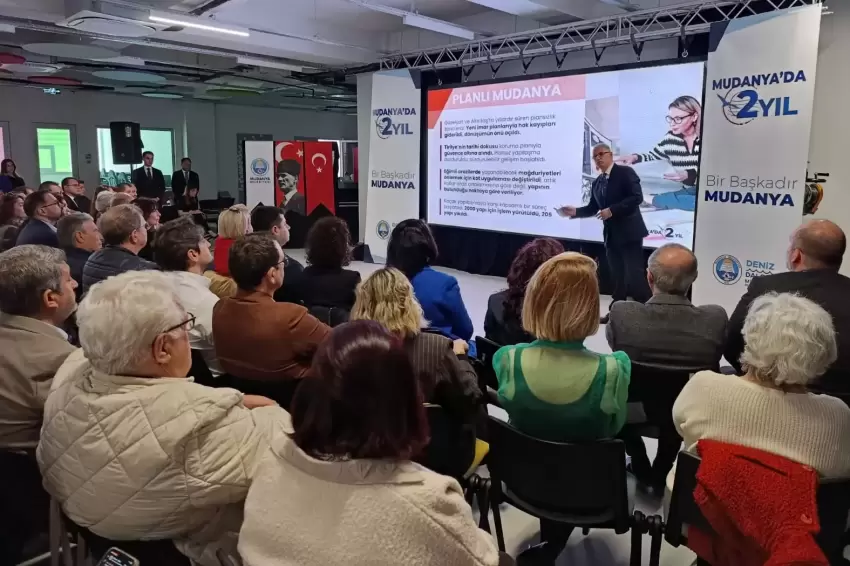 Mudanyada Başkan Dalgıçtan iki yıla kapsamlı sunum